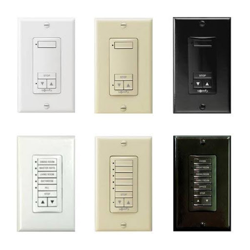 DecoFlex WireFree RTS wall switches for awning control